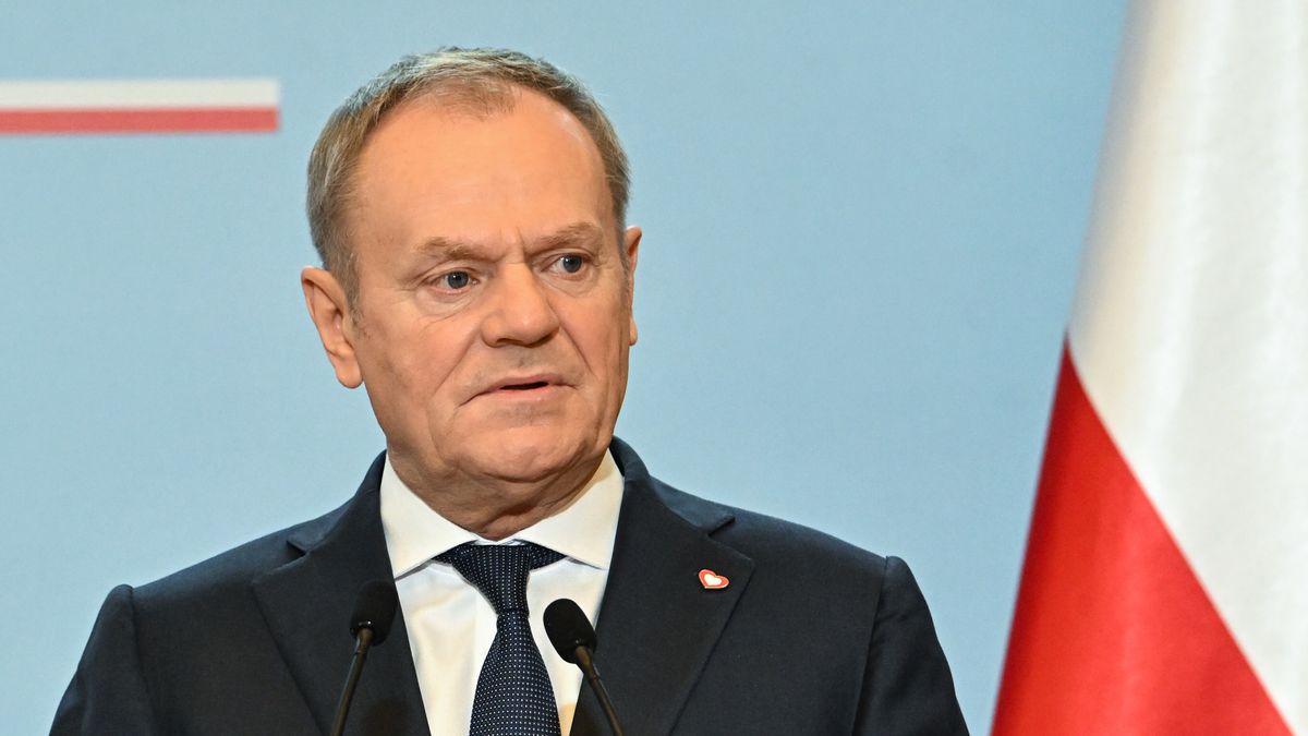 Warszawa, 11.12.2024. Premier RP Donald Tusk na wspólnej konferencji prasowej z premierem Estonii po spotkaniu w KPRM w Warszawie, 11 bm. (aldg) PAP/Radek Pietruszka