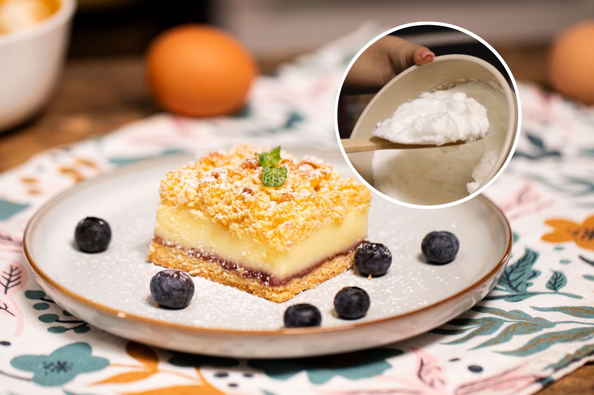 Wygląda jak sernik, ale nie ma tu grama sera. Ciasto styropian zrobisz w zupełnie inny sposób