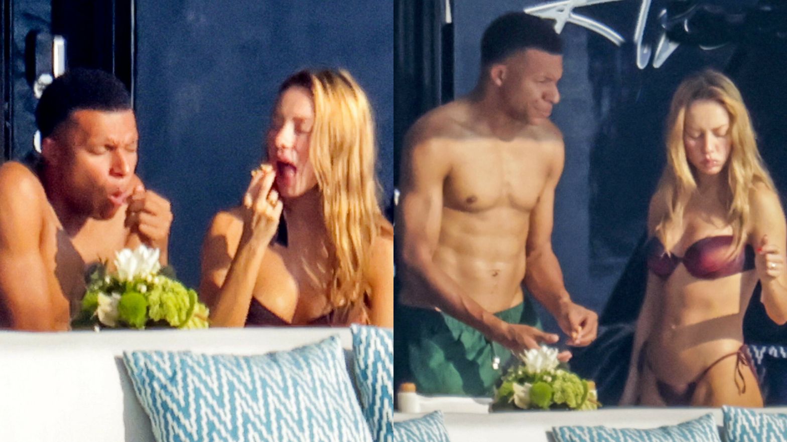 Kyliana Mbappe i Ester Exposito na jachcie