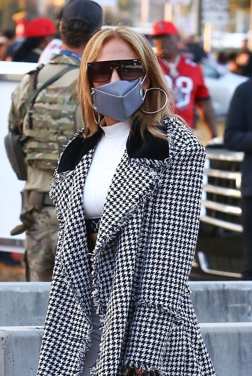 Jennifer Lopez i jej narzeczony, Alex Rodriguez na finale Super Bowl 