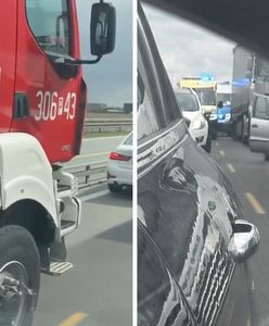 Służby utknęły w korku. Nie dało się utworzyć korytarza życia