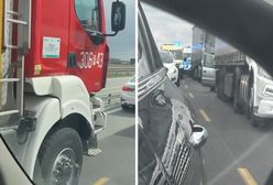 Służby utknęły w korku. Nie dało się utworzyć korytarza życia