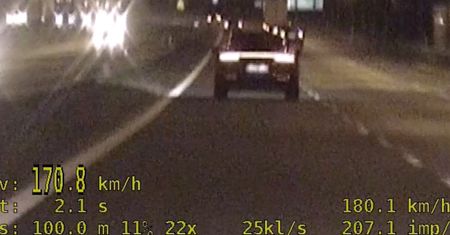 Kierowca porsche jechał 170 km/h