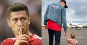 Wylansowany Robert Lewandowski w ubraniach Balenciagi pozuje z Klarą (FOTO)