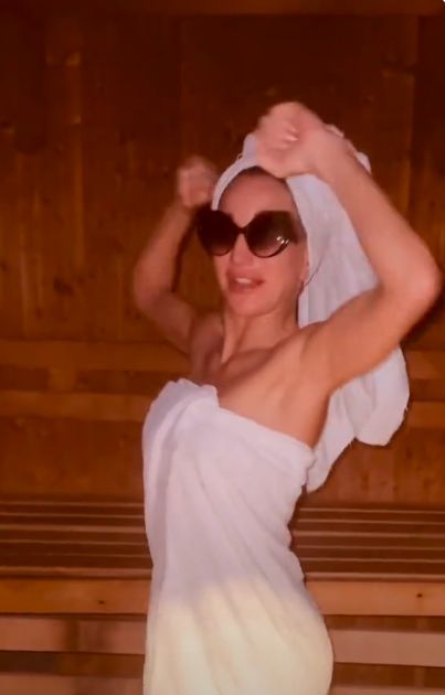 Justyna Steczkowska tańczy w saunie do eurowizyjnego hitu