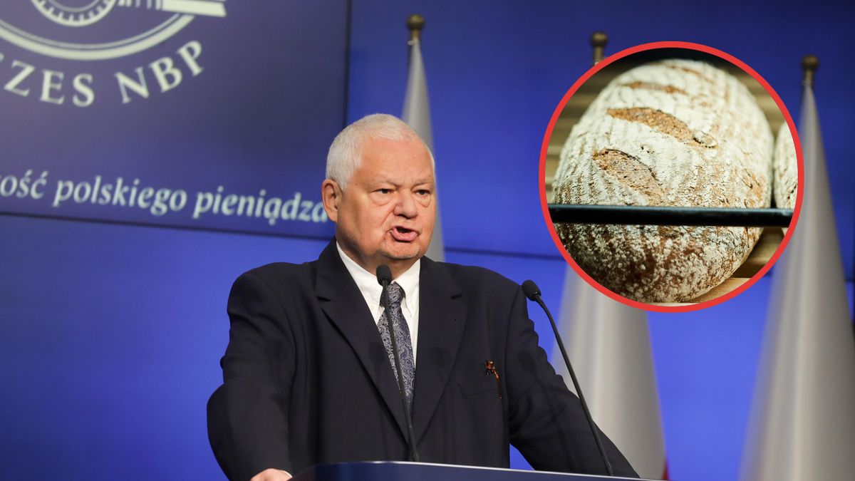 Adam Glapiński mówił podczas konferencji o cenach chleba i masła 
