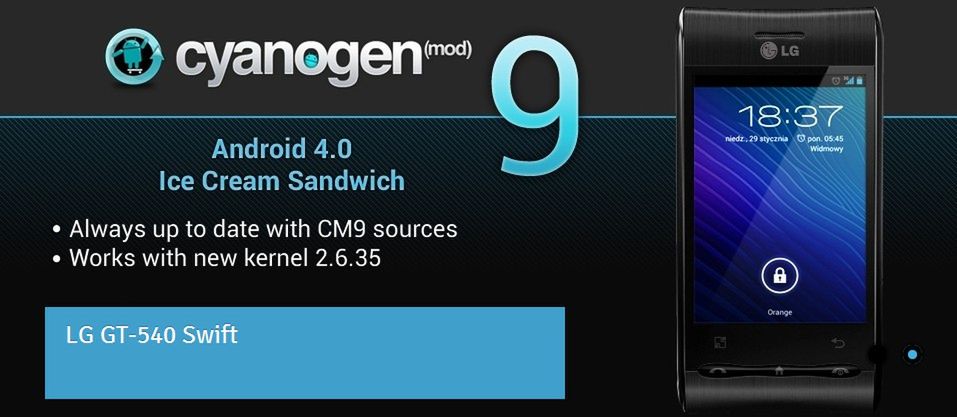 Android 4.0 Ice Cream Sandwich na LG GT540 - można? Można! [wideo]