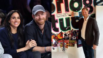 Kiedyś obiadki z arystokracją, dziś bazgranie po ścianie. Są PIERWSZE ZDJĘCIA Harry’ego po powrocie do ojczyzny (FOTO)