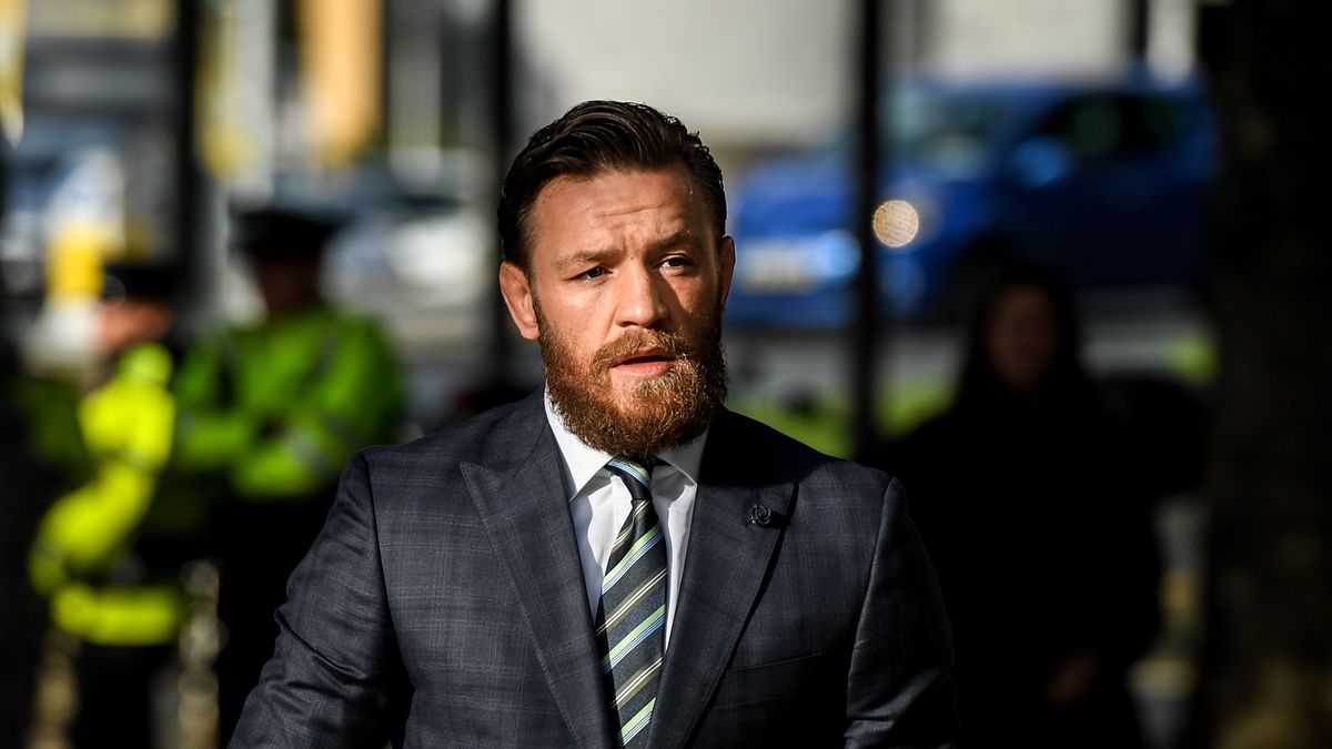 Dublin , Ireland - 11 October 2019; Conor McGregor arrives at The Criminal Courts of Justice in Dublin. (Photo By Ramsey Cardy/Sportsfile via Getty Images)