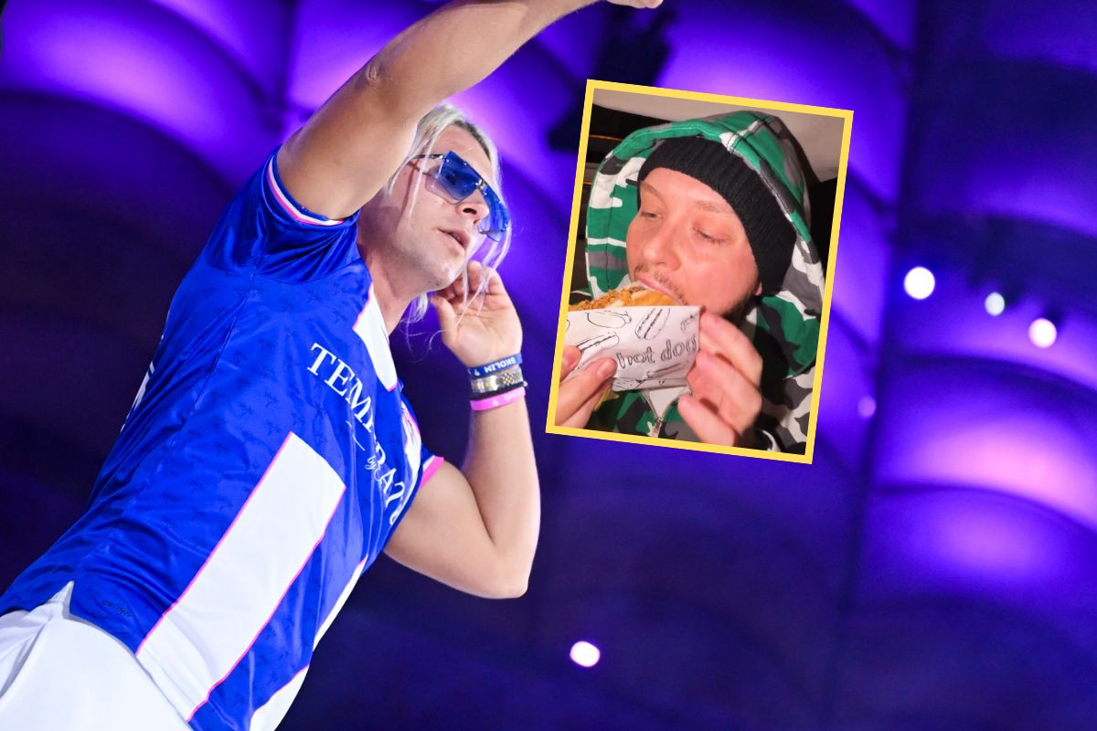 Książulo odwiedził stację Skolima. Takiego jedzenia się nie spodziewał