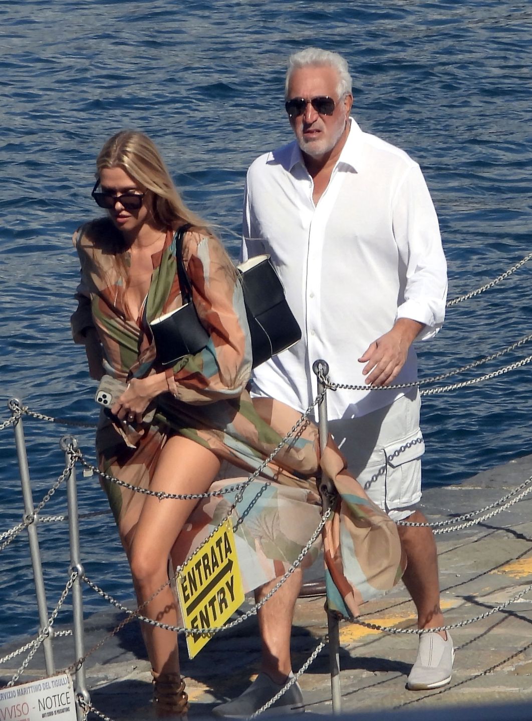 Lawrence Stroll na luksusowym jachcie ze swą młodsza o 30 lat żoną Raquel