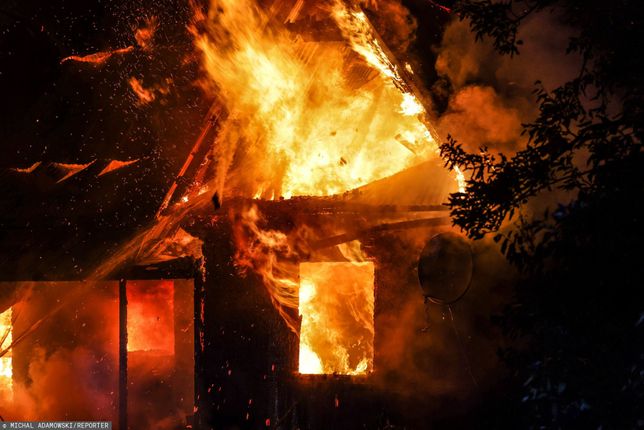 Pożar budynku mieszkalno-gospodarczego w Bańskiej Wyżnej