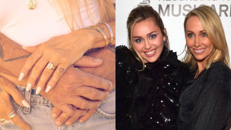 Tish Cyrus, mama Miley Cyrus, zaręczyła się z Dominicem Purcellem, gwiazdą "Prison Break" (FOTO)