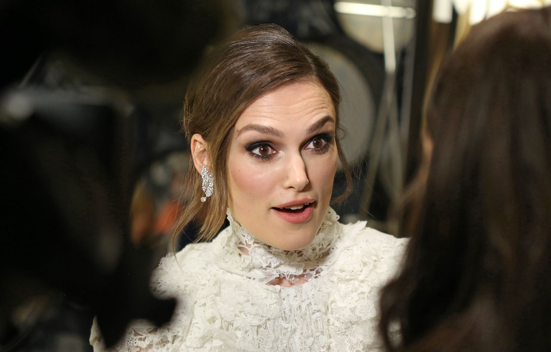 Keira Knightley z rodziną
