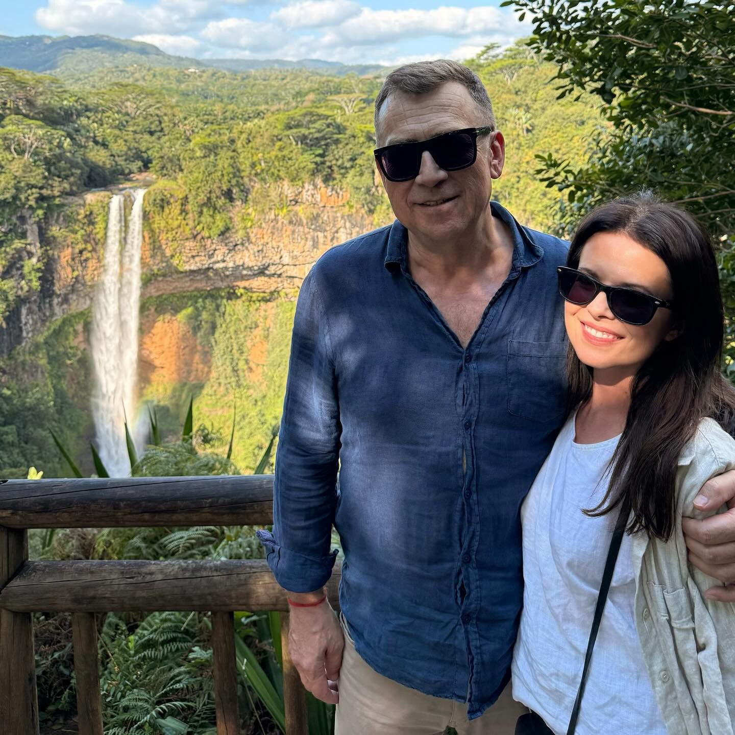 Paulina Koziejowska i Maciej Orłoś na wakacjach
