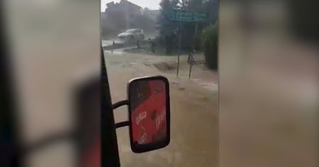 Wróblowa pod wodą. Powódź na Podkarpaciu