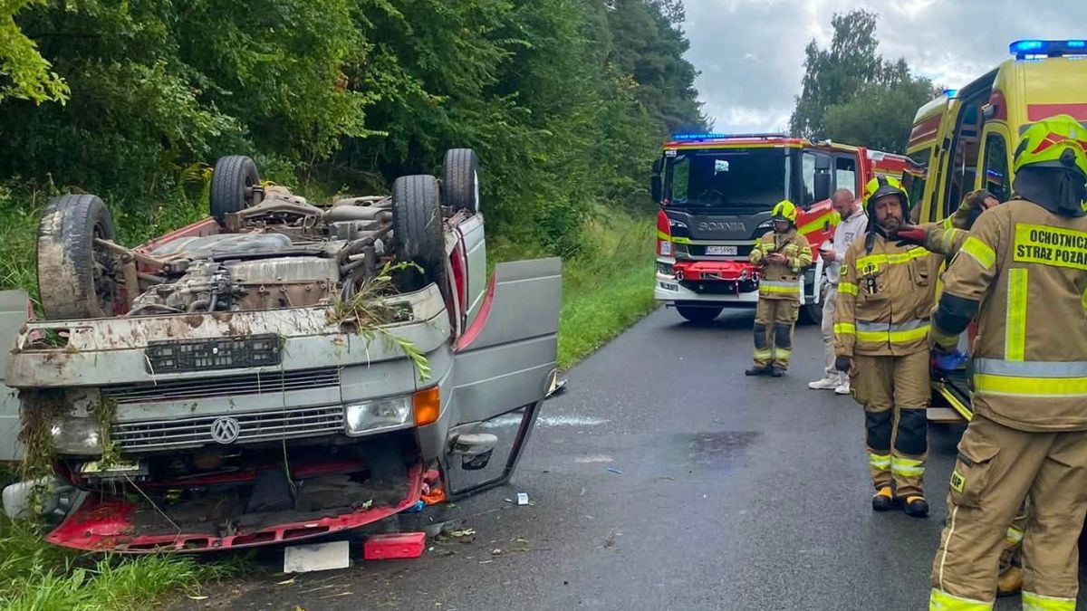 Wypadek na trasie Ostrowice-Siecino