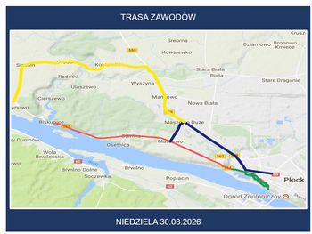 Duże utrudnienia w Płocku. Te ulice będą zamknięte podczas Garmin Triathlon Tour