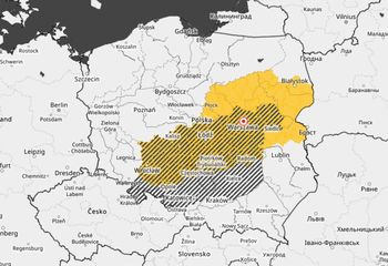 13 st. C na zachodzie kraju. Na wschodzie bardziej kapryśna pogoda