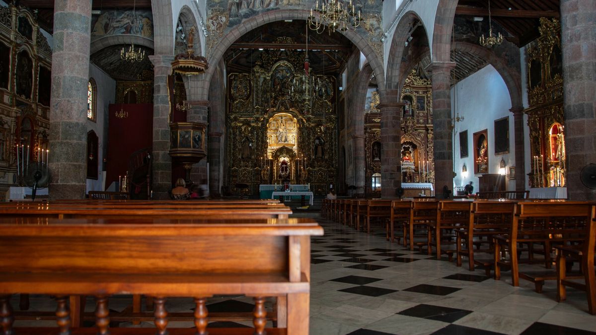 Deposit Photos 2024-07-16
Santa Cruz de Tenerife, Spain  5 September 2023,  In the church "St. Francisco de Ass" in Santa Cruz de Tenerife
