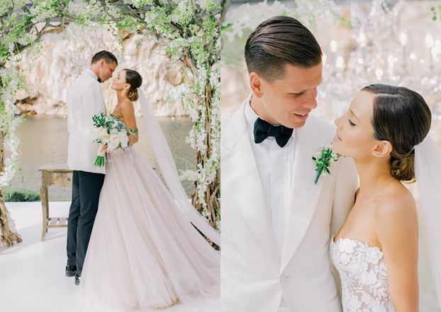 Marina i Wojtek Szczęsny pochwalili się zdjęciami ze ślubu! (FOTO)
