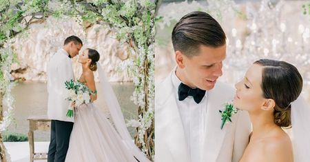 Marina i Wojtek Szczęsny pochwalili się zdjęciami ze ślubu! (FOTO)