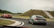 RS e-tron GT zostawia rozsądek i prawa fizyki w padoku. Doświadczyłem tego w Audi Experience Center