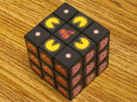 Kostka Rubika stylizowana na Pac-Man’a!
