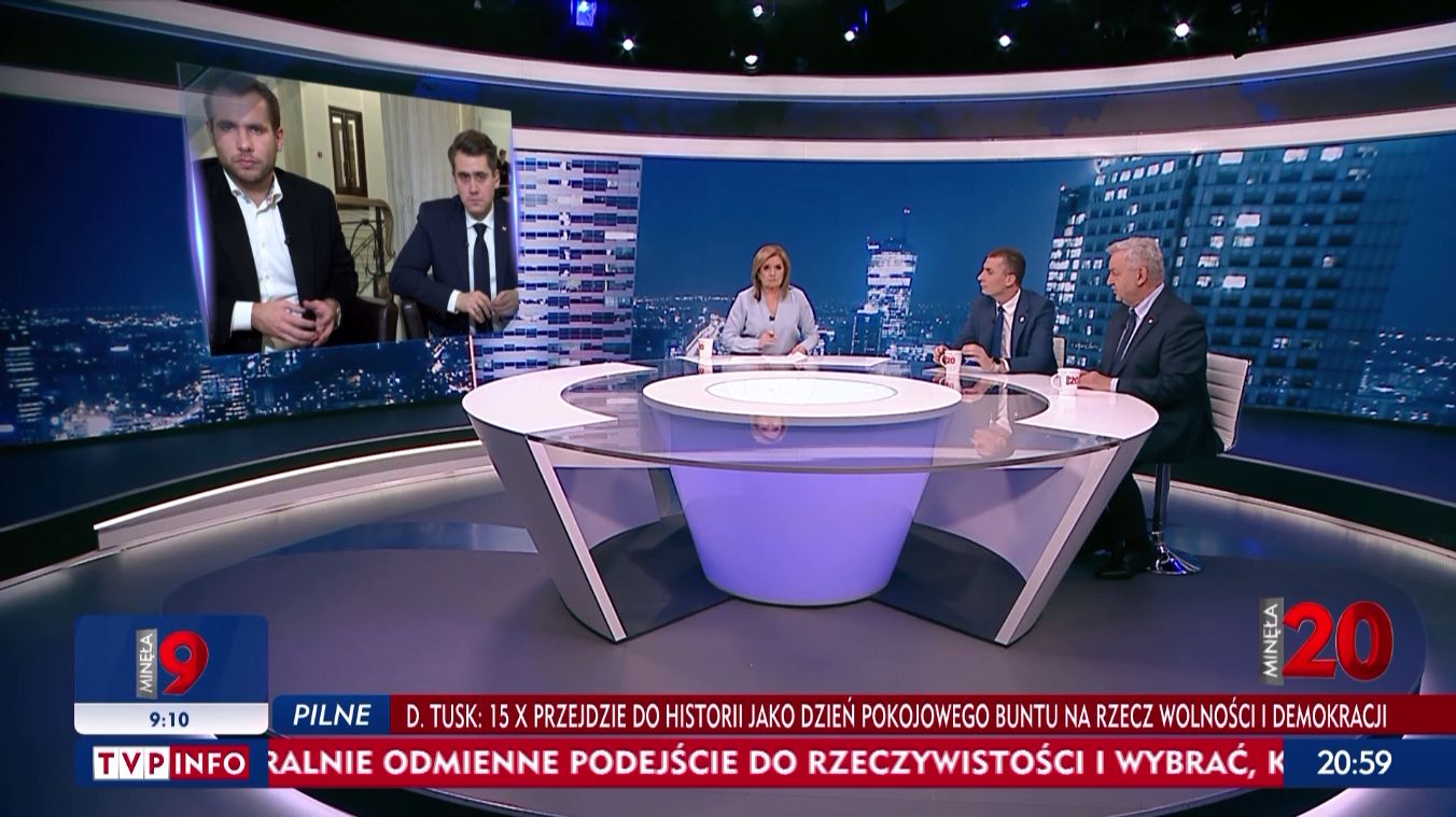Zażarta dyskusja Danuty Holeckiej z gośćmi w "Minęła 20"