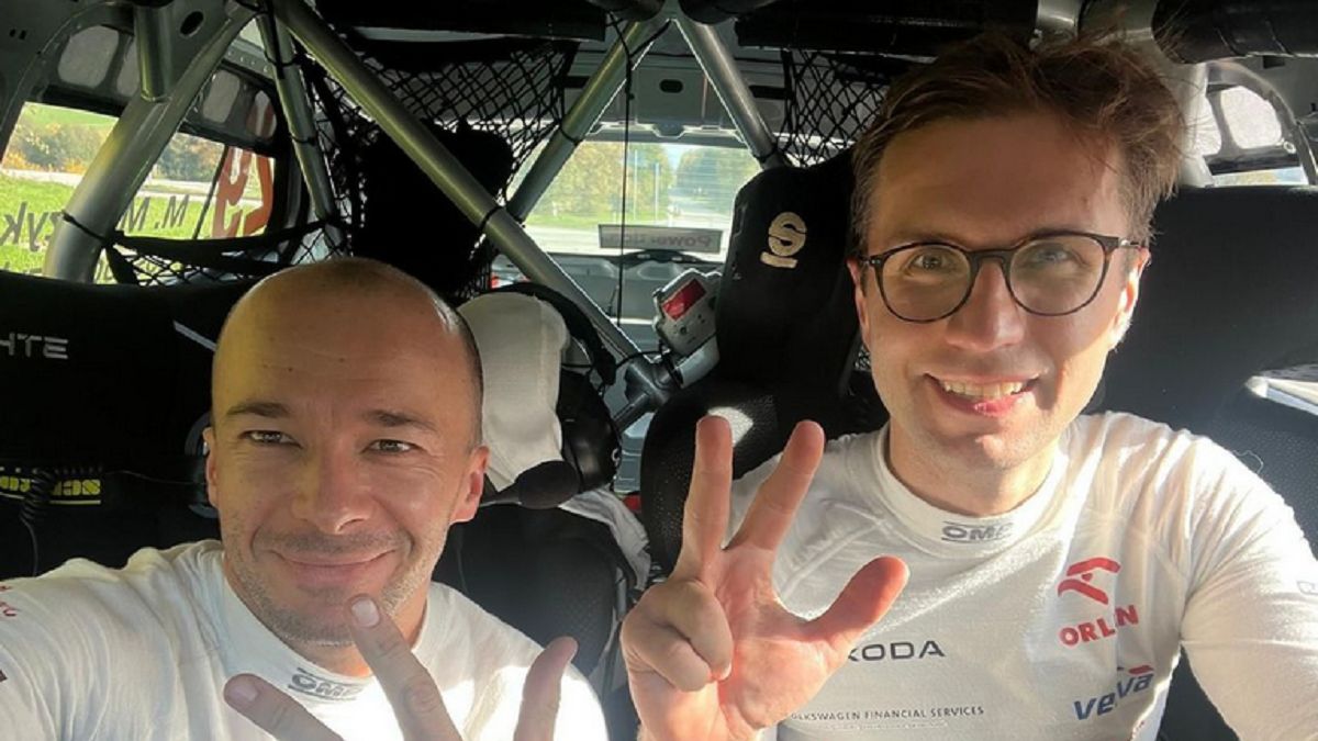 Mikołaj Marczyk (Skoda Fabia RS Rally2) zajął 3 miejsce w WRC2