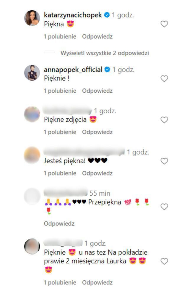 Komentarze pod postem