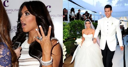 Były maż Kardashian sprzedał pierścionek zaręczynowy Kim! Za 620 000!