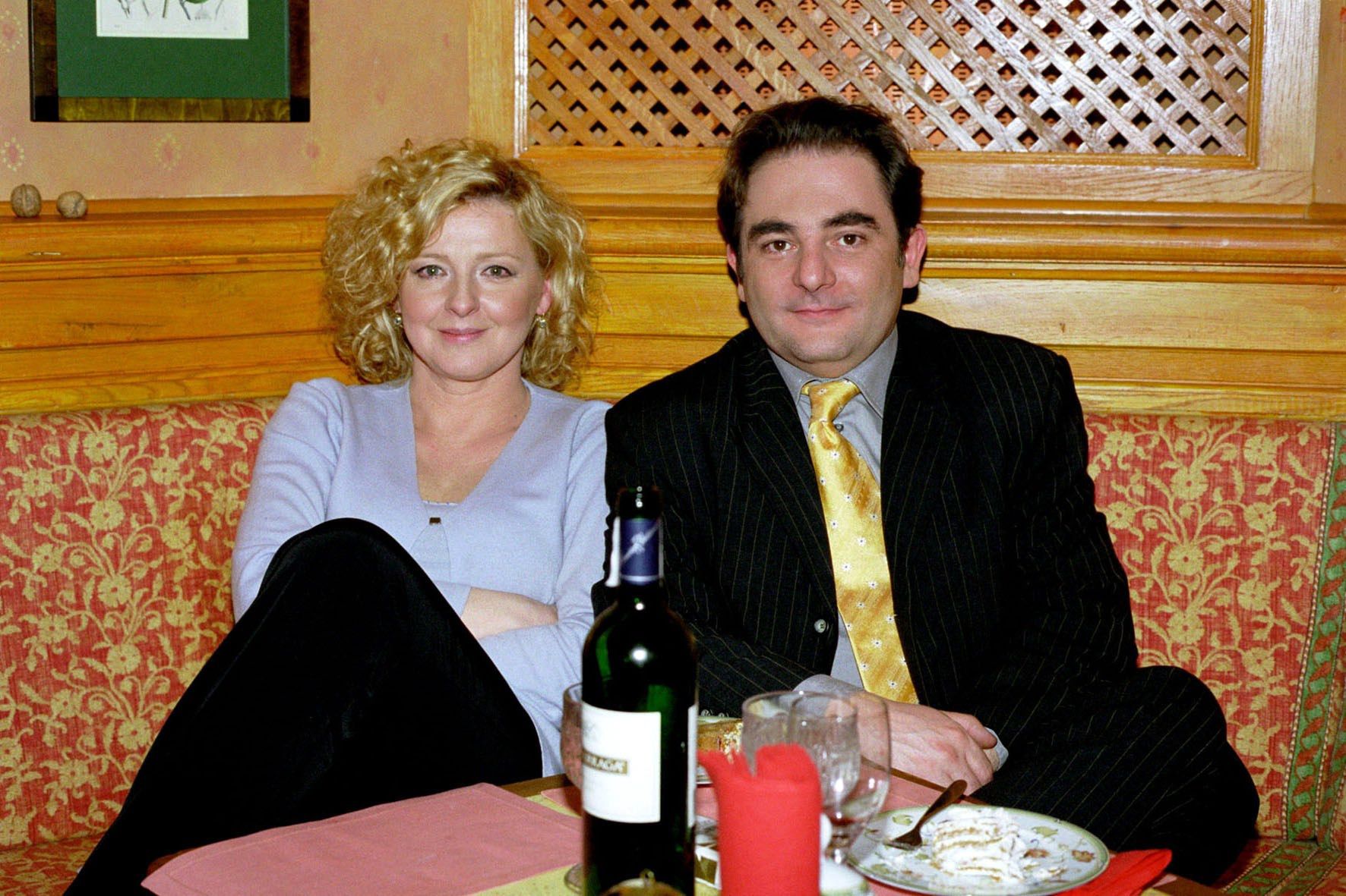 Magda Gessler i Robert Maklowicz w 2003 roku