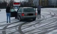 Driftował na parkingu. 23-latek zapłaci wysoką karę