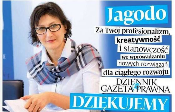 „Dziennik Gazeta Prawna” dziękuje na łamach odchodzącej naczelnej. „Sprawili mi nieprawdopodobną niespodziankę”