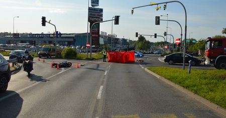 Tragedia w Bielsku-Białej. Nie żyje motocyklista