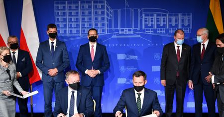 Białoruś. Premierzy Polski i Litwy podpisali deklarację
