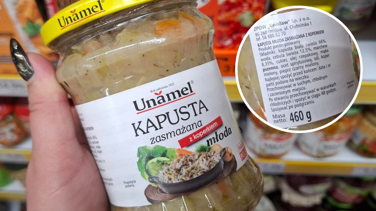 W Dino sprzedają młodą kapustę zasmażaną