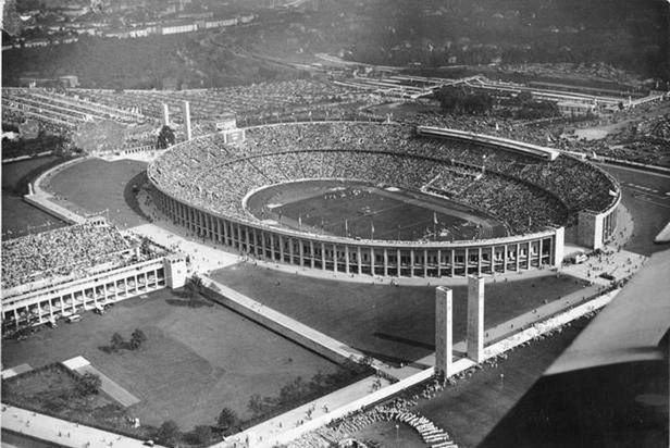 Stadion olimpijski w 1936 roku (Fot. Bundesarchiv.de)