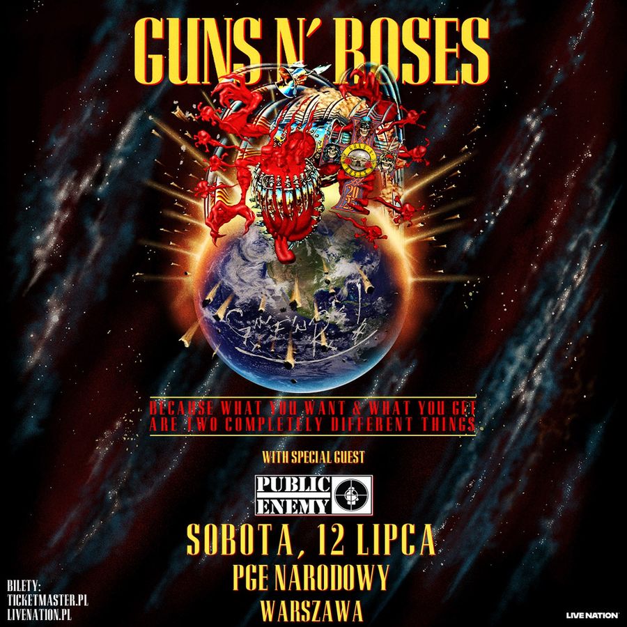 Guns N’ Roses znowu w Polsce - legendy rocka zagrają w Warszawie