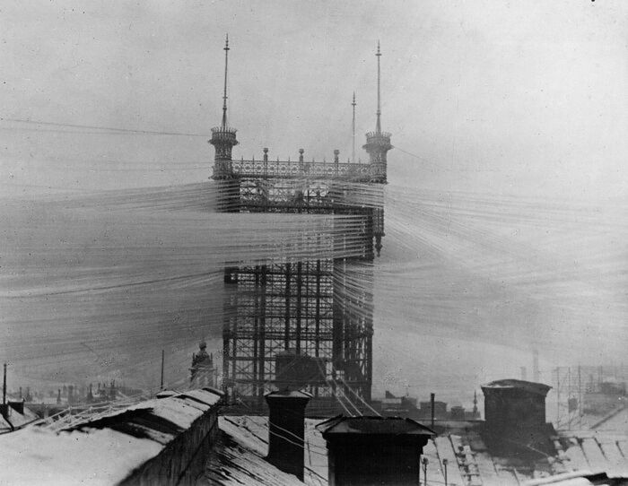 Wieża telefoniczna USA, 1890.