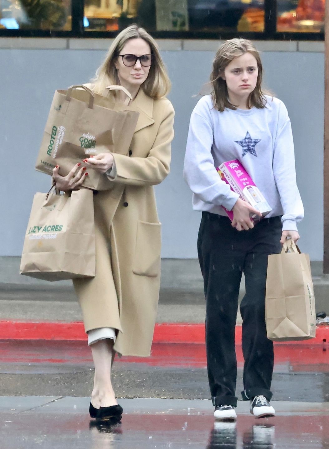 Angelina Jolie na zakupach z córką