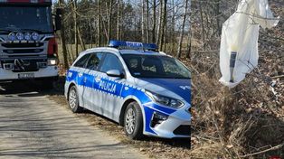 Podgłębokie: Zabezpieczono balon nieznanego pochodzenia