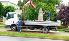 Wyburzono radziecki pomnik w Terespolu. Białoruś odesłana z kwitkiem