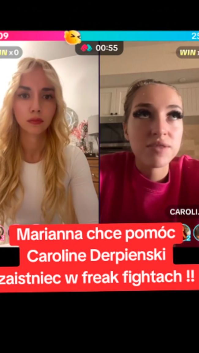 Marianna Schreiber i Caroline Derpienski