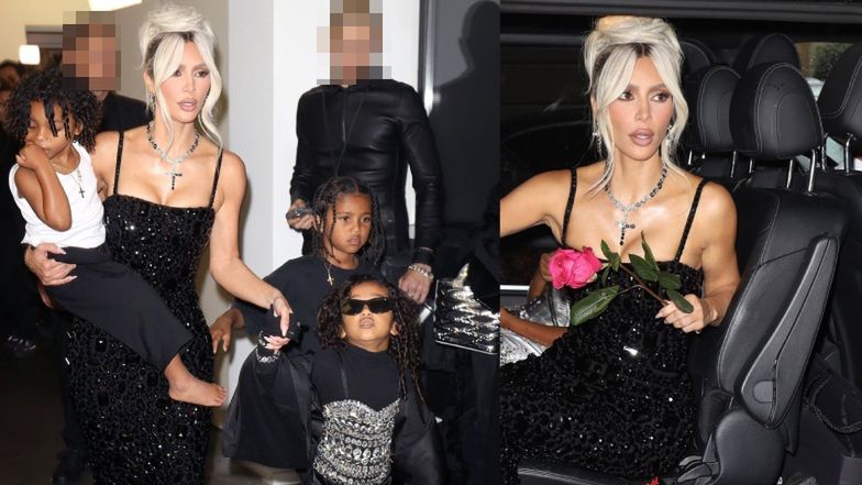 Kim Kardashian z dziećmi