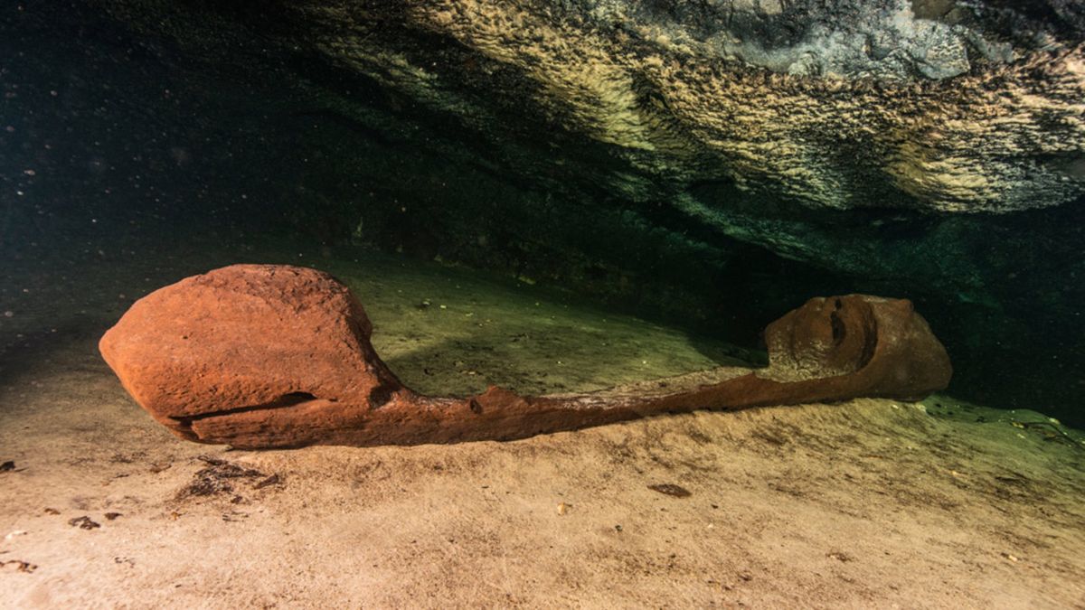 Znalezisko w podziemnej jaskini.