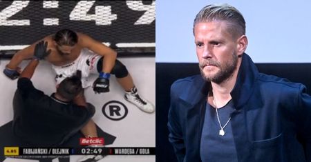 Sebastian Fabijański uciekł z oktagonu po 11 SEKUNDACH walki przy akompaniamencie gwizdów. Fani bez litości: "KOMPROMITACJA" (WIDEO)