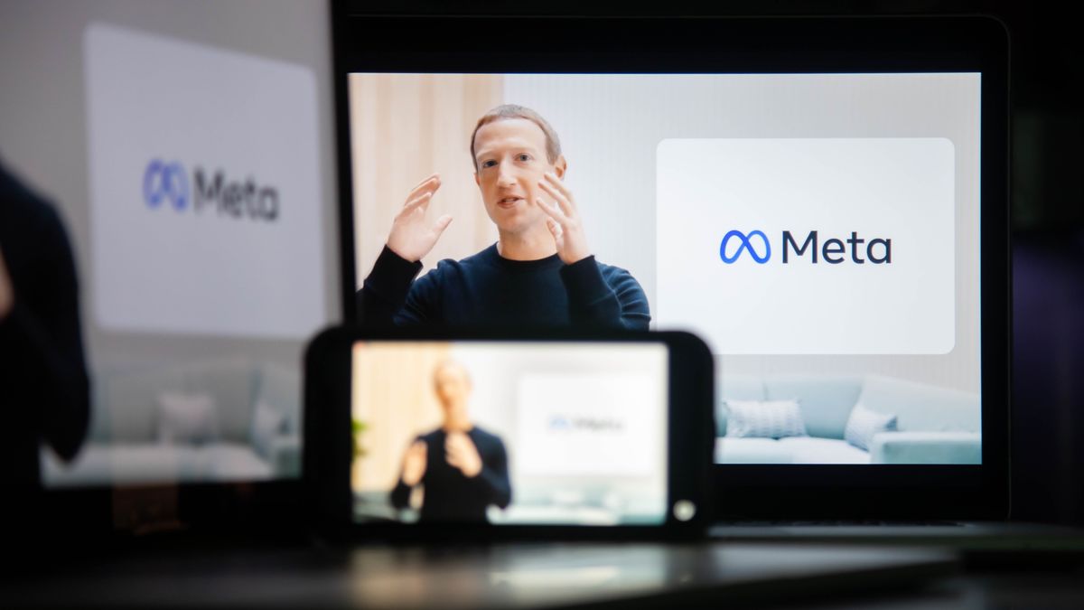 Mark Zuckerberg, chief executive officer of Facebook Inc., speaks during the virtual Facebook Connect event, where the company announced its rebranding as Meta, in New York, U.S., on Thursday, Oct. 28, 2021. A major theme at the annual conference will be the company's ambitions for the so-called metaverse, a new digital space that it believes will supplant smartphone apps as the primary form of online interaction. Photographer: Michael Nagle/Bloomberg via Getty Images