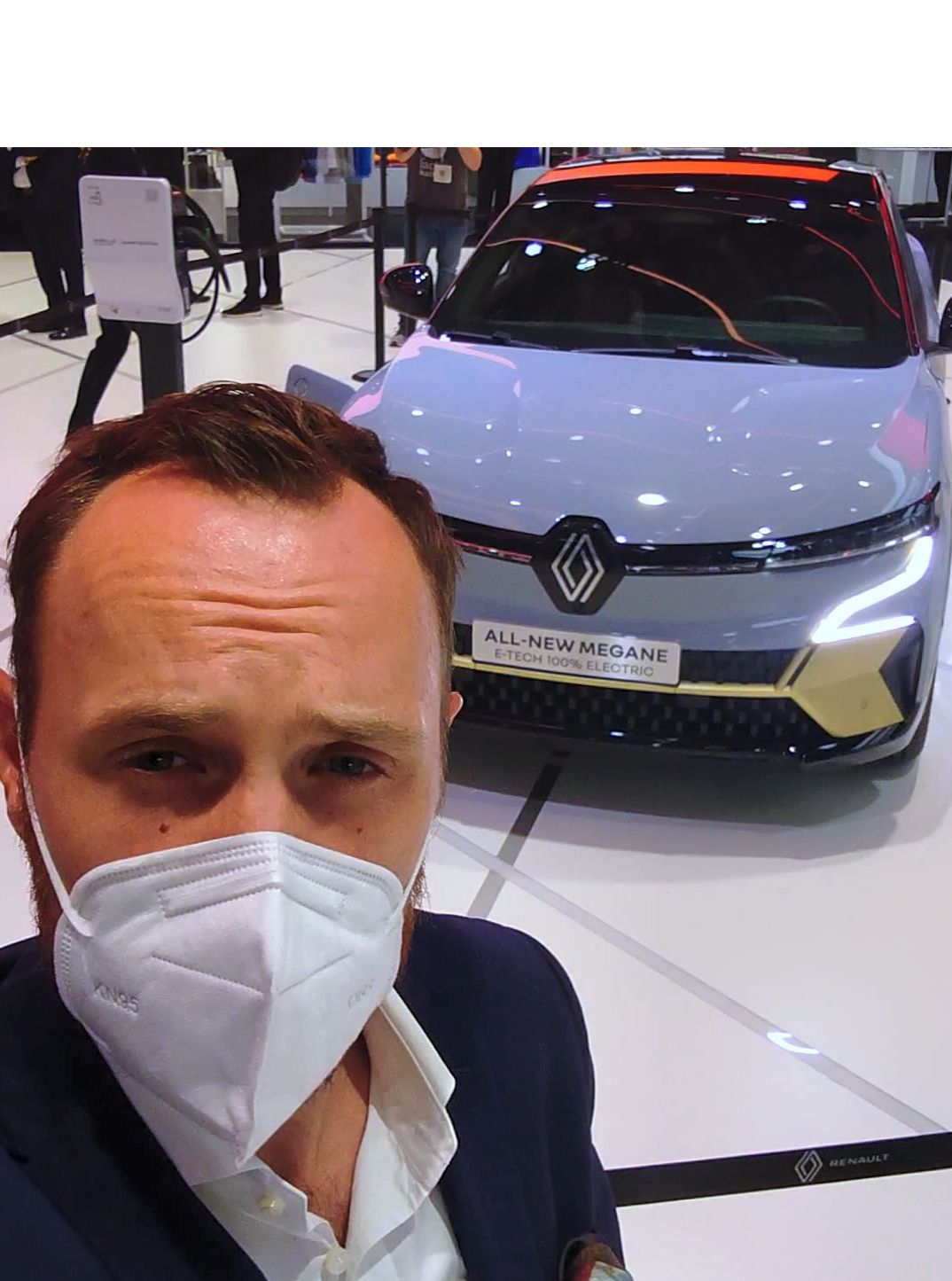 Autor tekstu z Renault Megane E-Tech na IAA 2021